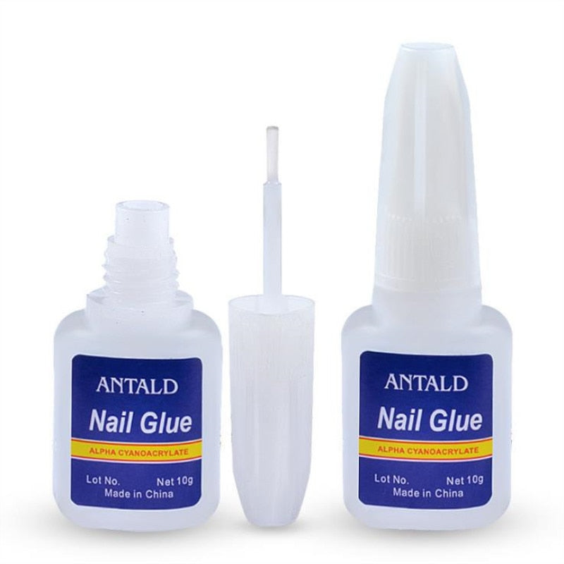 Nail Glue Super Strong Adhesive For False Nails Fake Acrylic Nail Rhinestone Beauty Gems Makeup Gel Tips Nail Art Tool 10g
